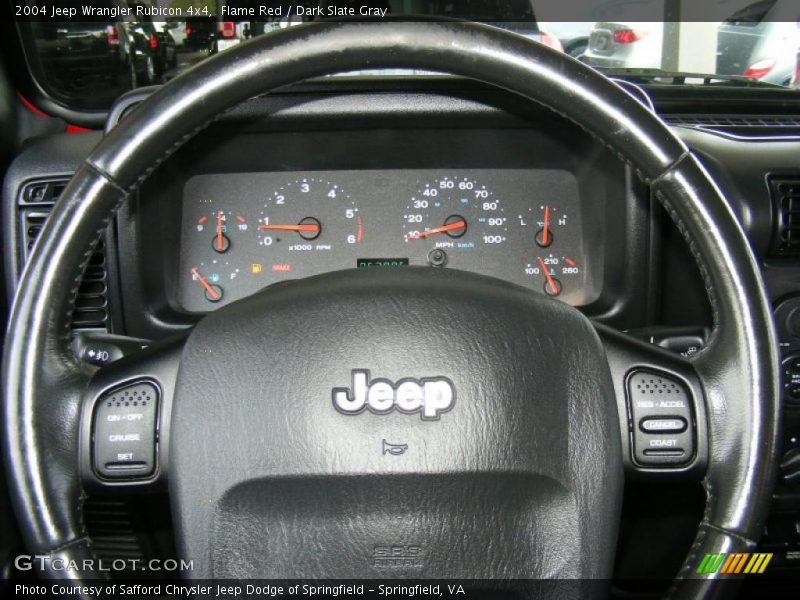 Flame Red / Dark Slate Gray 2004 Jeep Wrangler Rubicon 4x4