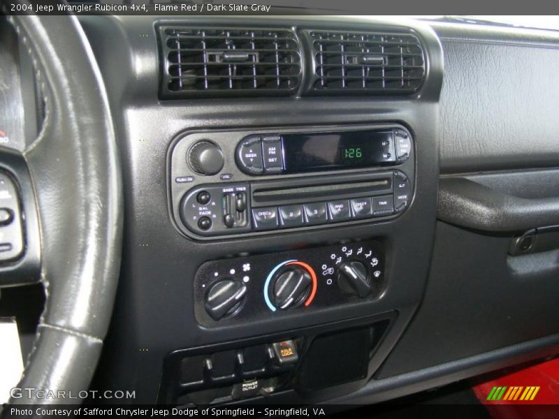 Flame Red / Dark Slate Gray 2004 Jeep Wrangler Rubicon 4x4