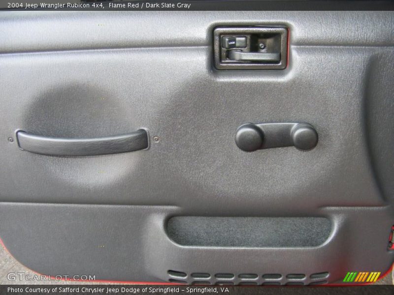 Flame Red / Dark Slate Gray 2004 Jeep Wrangler Rubicon 4x4