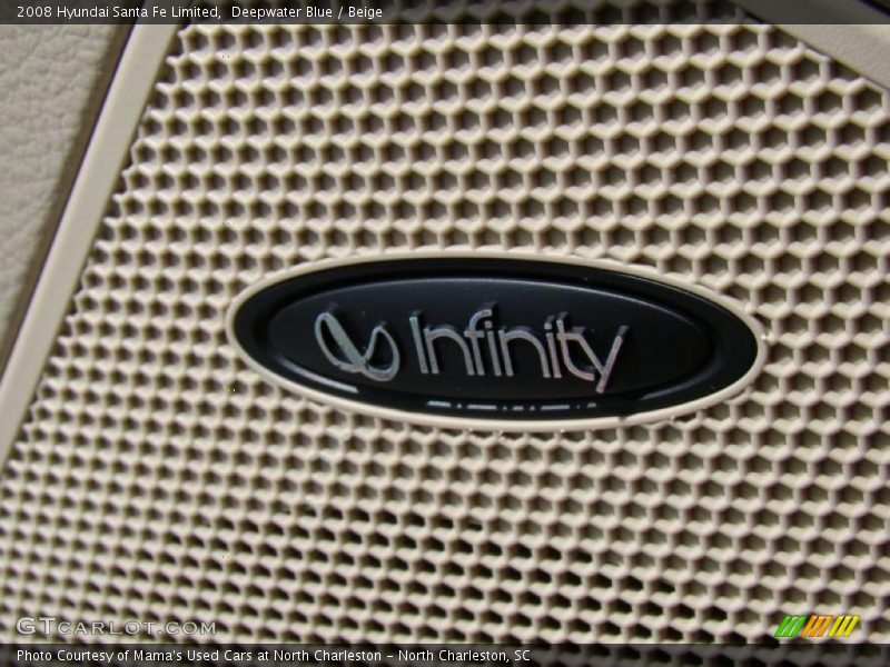 Deepwater Blue / Beige 2008 Hyundai Santa Fe Limited