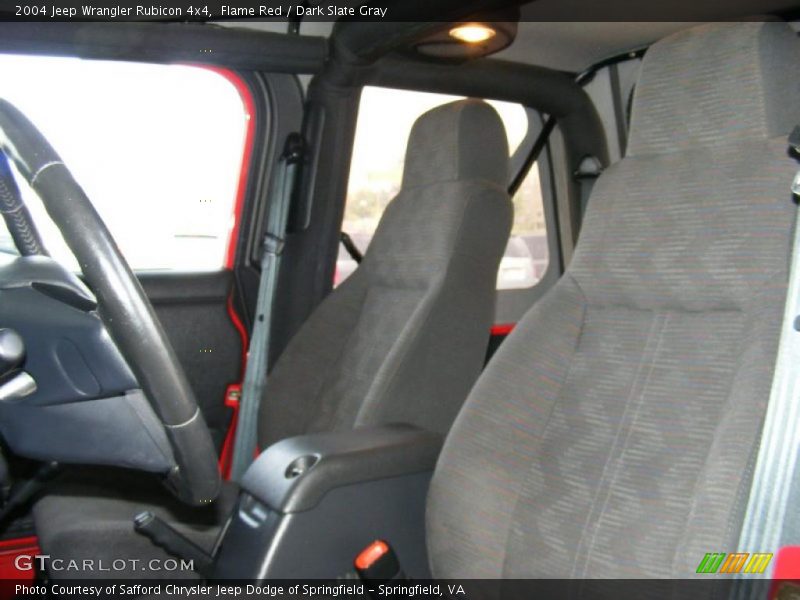 Flame Red / Dark Slate Gray 2004 Jeep Wrangler Rubicon 4x4
