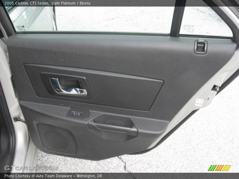 Light Platinum / Ebony 2005 Cadillac CTS Sedan