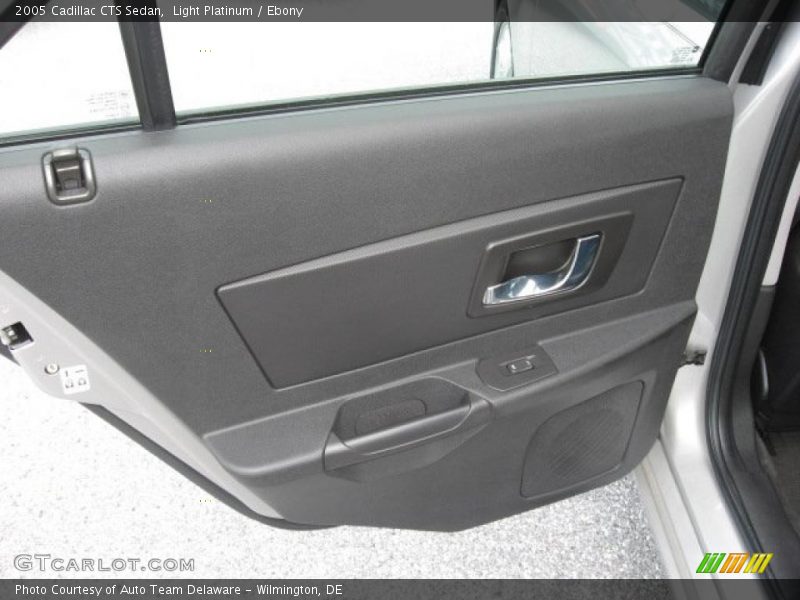 Light Platinum / Ebony 2005 Cadillac CTS Sedan