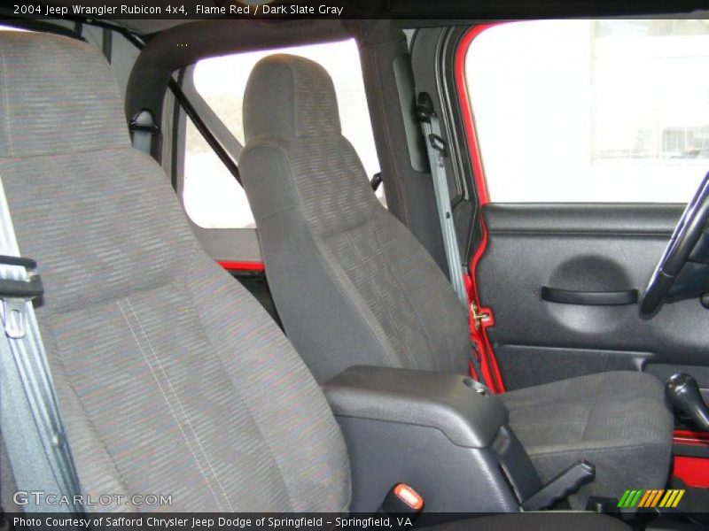 Flame Red / Dark Slate Gray 2004 Jeep Wrangler Rubicon 4x4