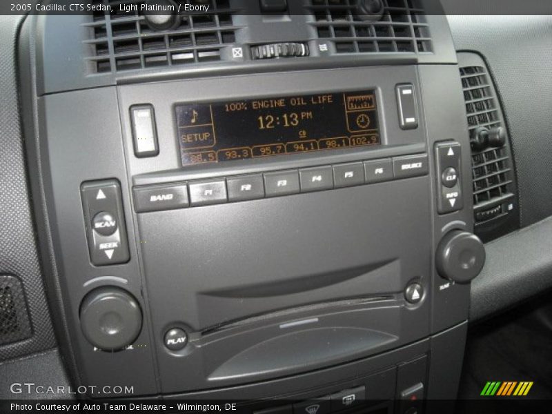 Light Platinum / Ebony 2005 Cadillac CTS Sedan