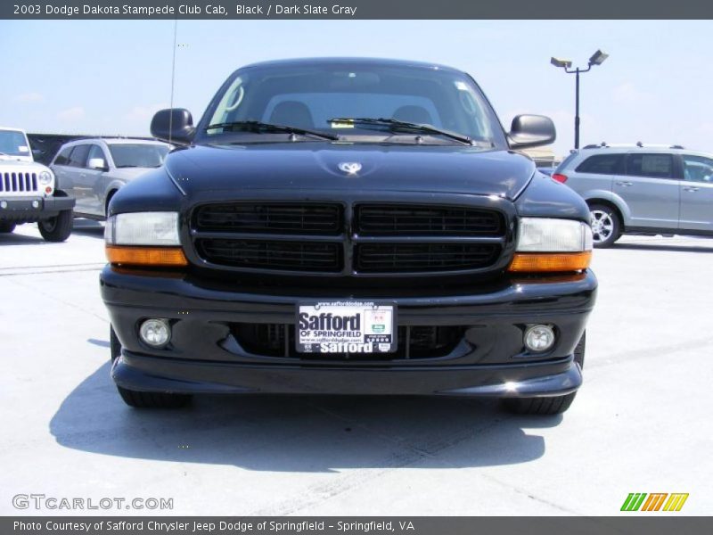 Black / Dark Slate Gray 2003 Dodge Dakota Stampede Club Cab