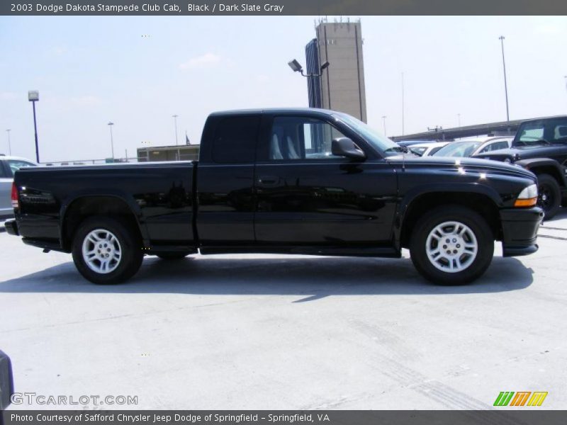 Black / Dark Slate Gray 2003 Dodge Dakota Stampede Club Cab