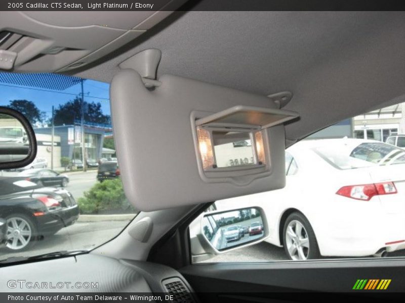 Light Platinum / Ebony 2005 Cadillac CTS Sedan