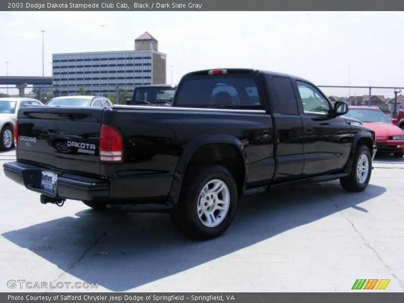 Black / Dark Slate Gray 2003 Dodge Dakota Stampede Club Cab