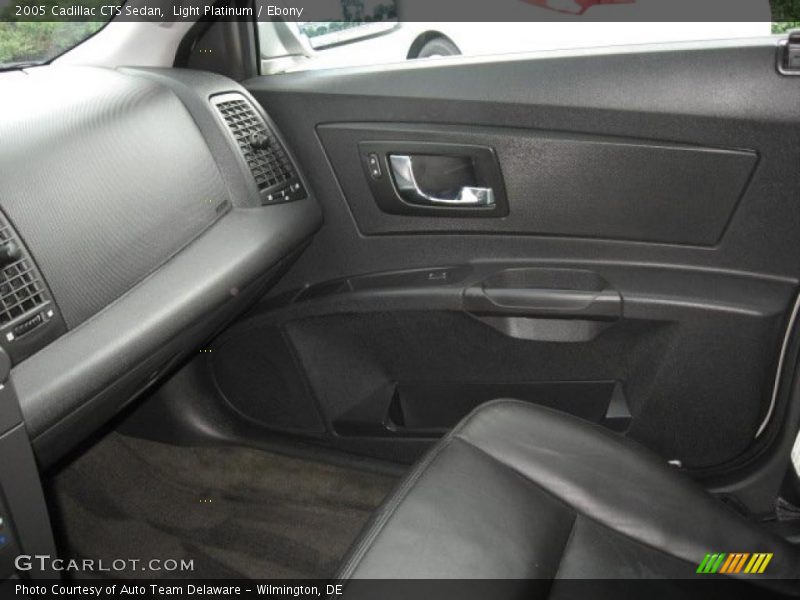 Light Platinum / Ebony 2005 Cadillac CTS Sedan