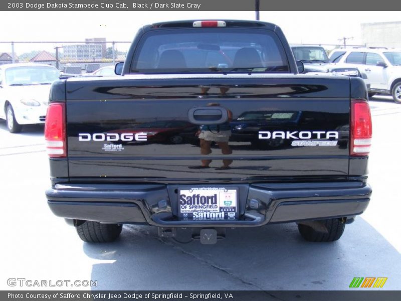Black / Dark Slate Gray 2003 Dodge Dakota Stampede Club Cab