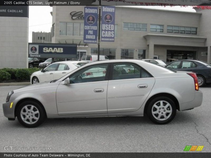 Light Platinum / Ebony 2005 Cadillac CTS Sedan