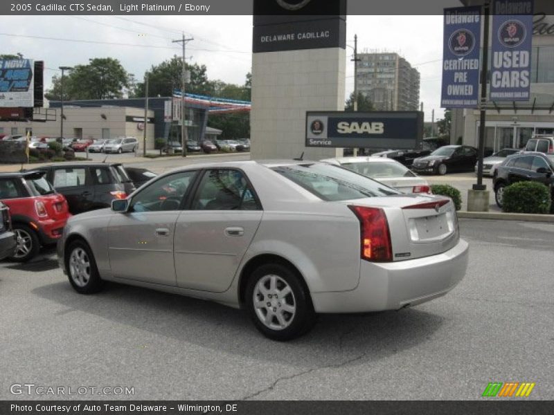 Light Platinum / Ebony 2005 Cadillac CTS Sedan