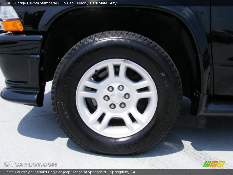 Black / Dark Slate Gray 2003 Dodge Dakota Stampede Club Cab