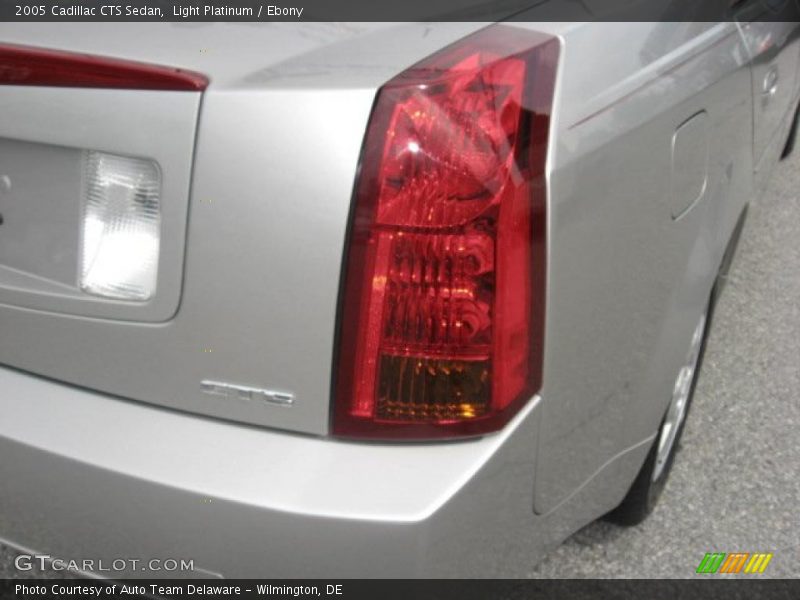 Light Platinum / Ebony 2005 Cadillac CTS Sedan