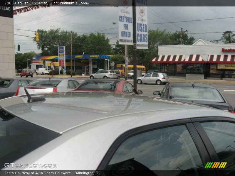 Light Platinum / Ebony 2005 Cadillac CTS Sedan