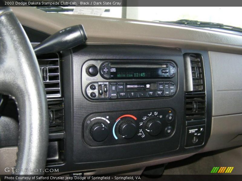 Black / Dark Slate Gray 2003 Dodge Dakota Stampede Club Cab