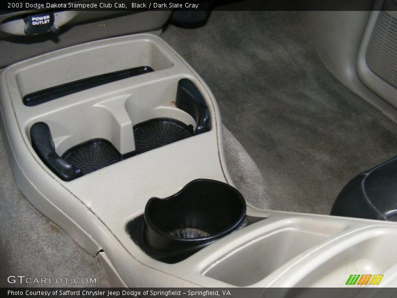 Black / Dark Slate Gray 2003 Dodge Dakota Stampede Club Cab