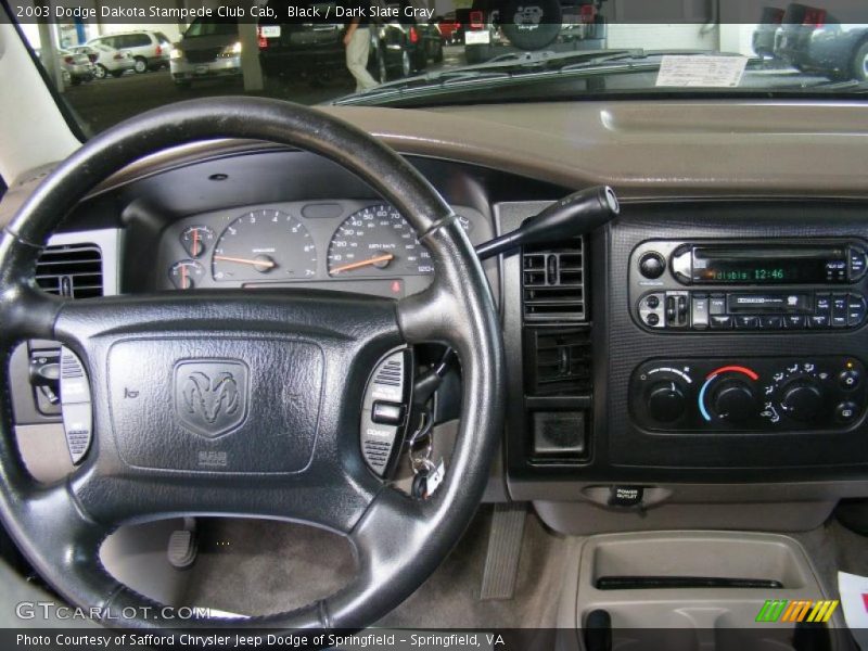 Black / Dark Slate Gray 2003 Dodge Dakota Stampede Club Cab