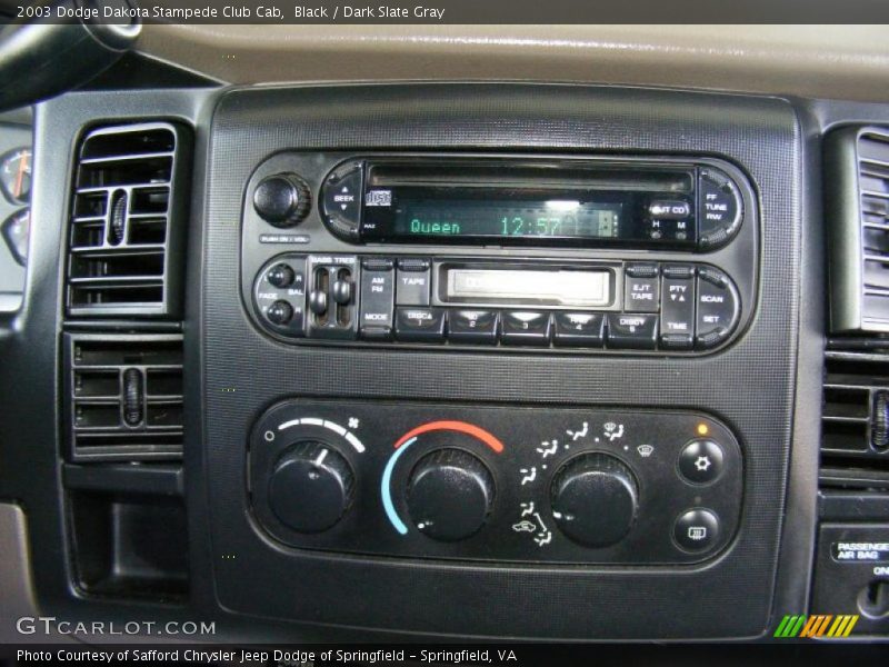 Black / Dark Slate Gray 2003 Dodge Dakota Stampede Club Cab