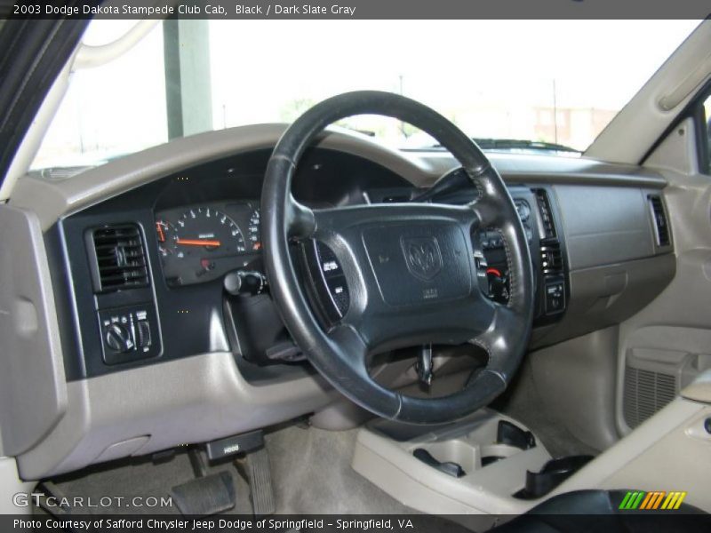Black / Dark Slate Gray 2003 Dodge Dakota Stampede Club Cab