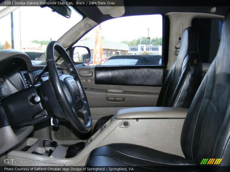 Black / Dark Slate Gray 2003 Dodge Dakota Stampede Club Cab