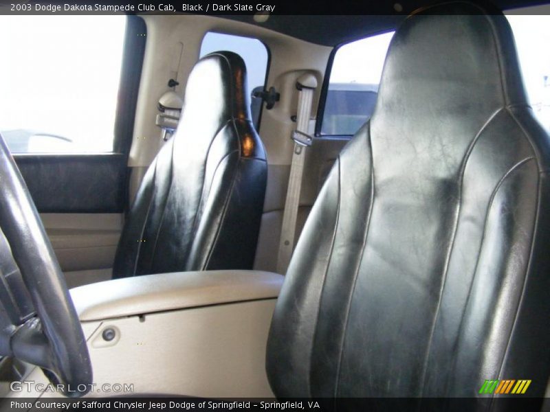 Black / Dark Slate Gray 2003 Dodge Dakota Stampede Club Cab
