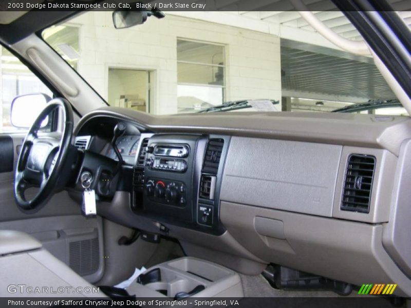 Black / Dark Slate Gray 2003 Dodge Dakota Stampede Club Cab