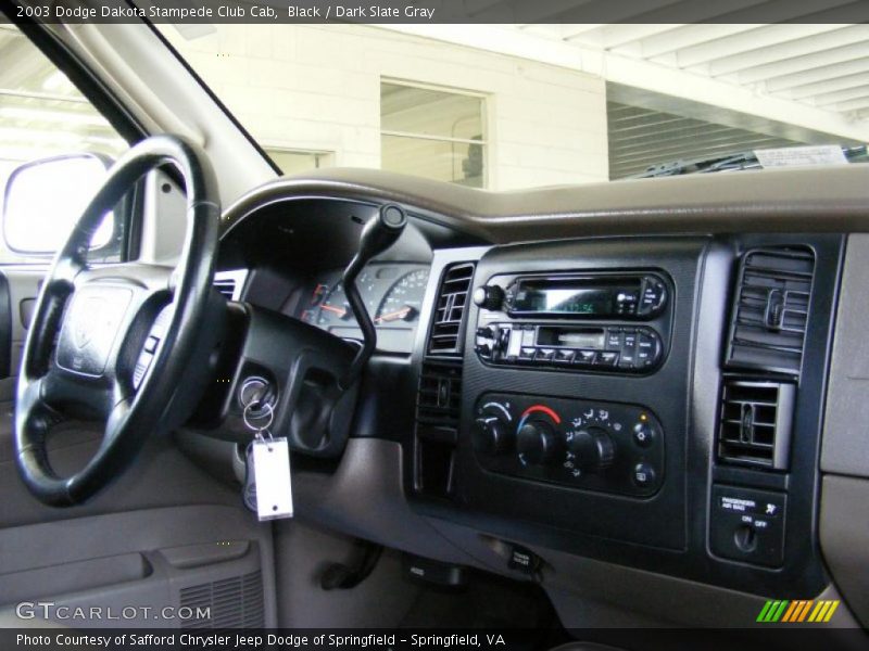 Black / Dark Slate Gray 2003 Dodge Dakota Stampede Club Cab