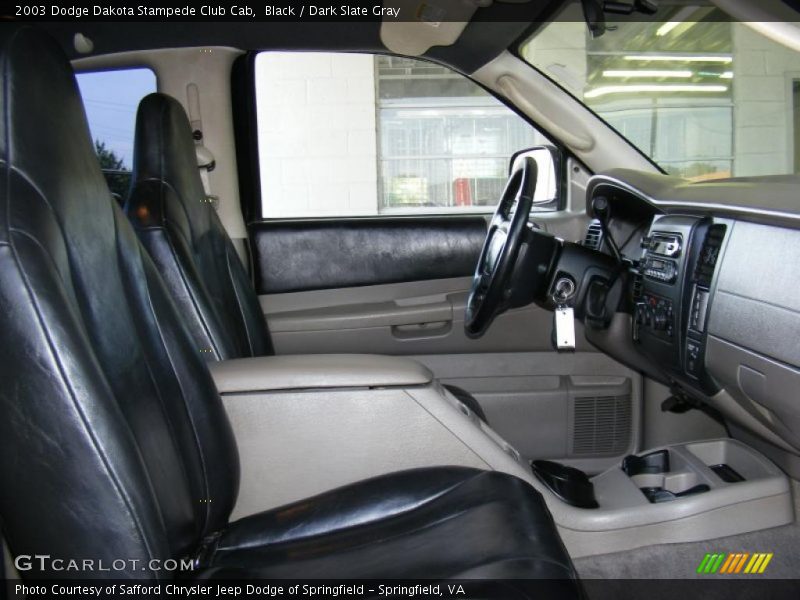 Black / Dark Slate Gray 2003 Dodge Dakota Stampede Club Cab