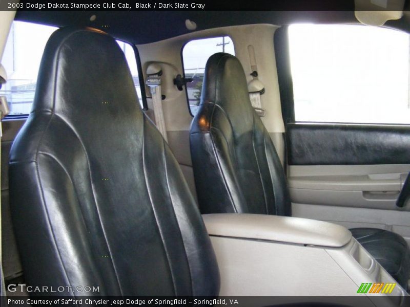 Black / Dark Slate Gray 2003 Dodge Dakota Stampede Club Cab
