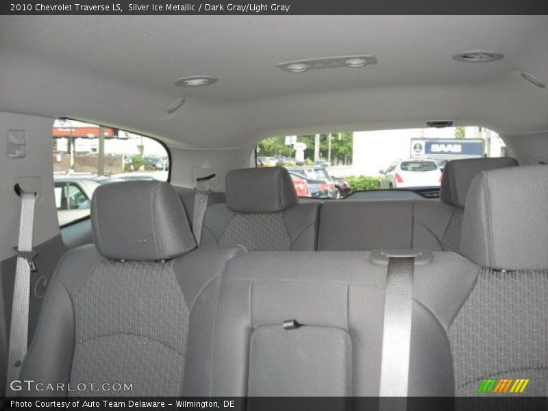 Silver Ice Metallic / Dark Gray/Light Gray 2010 Chevrolet Traverse LS
