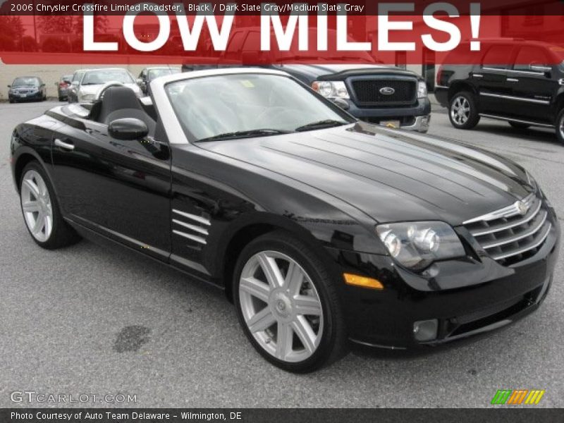Black / Dark Slate Gray/Medium Slate Gray 2006 Chrysler Crossfire Limited Roadster