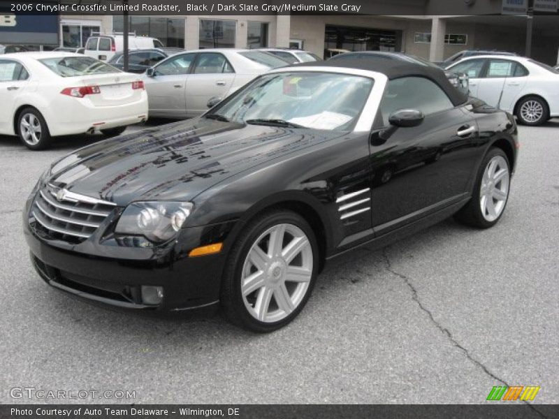 Black / Dark Slate Gray/Medium Slate Gray 2006 Chrysler Crossfire Limited Roadster