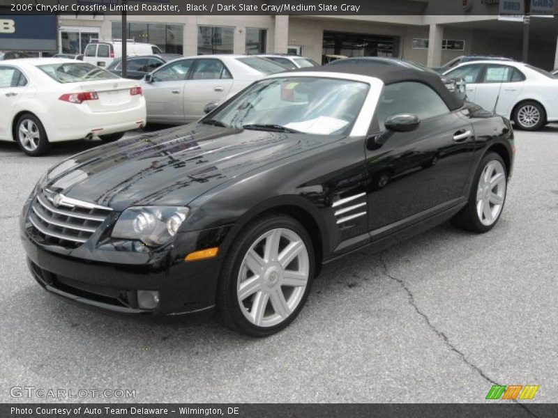 Black / Dark Slate Gray/Medium Slate Gray 2006 Chrysler Crossfire Limited Roadster