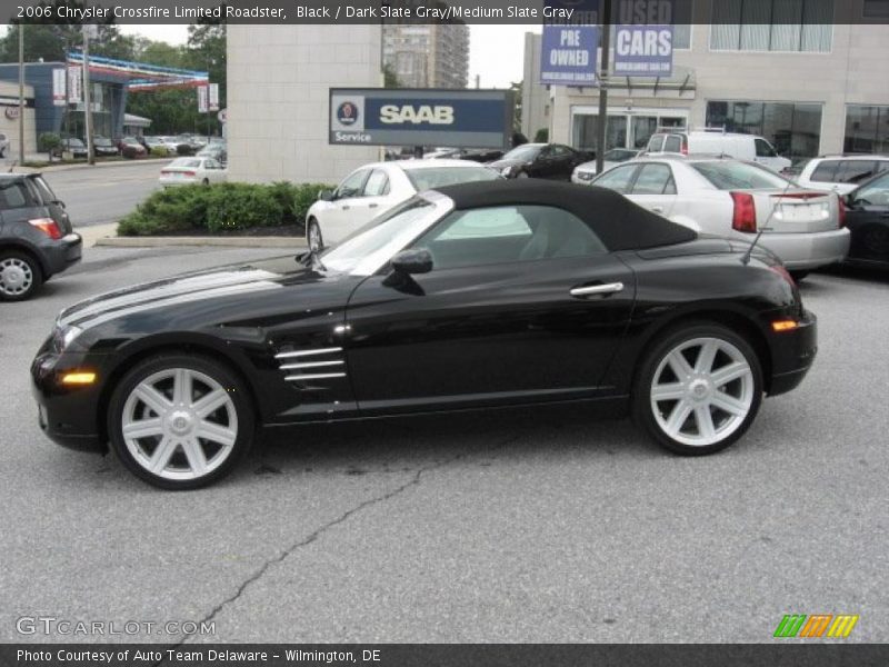 Black / Dark Slate Gray/Medium Slate Gray 2006 Chrysler Crossfire Limited Roadster