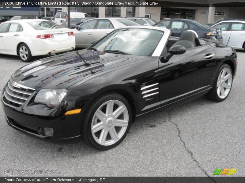 Black / Dark Slate Gray/Medium Slate Gray 2006 Chrysler Crossfire Limited Roadster