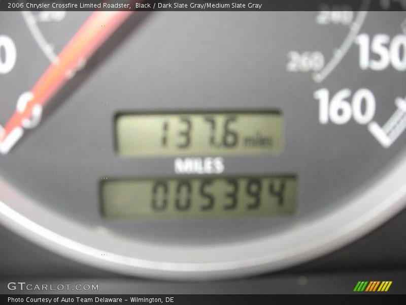 Black / Dark Slate Gray/Medium Slate Gray 2006 Chrysler Crossfire Limited Roadster