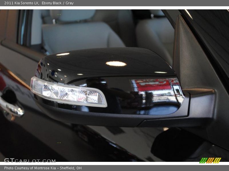 Ebony Black / Gray 2011 Kia Sorento LX