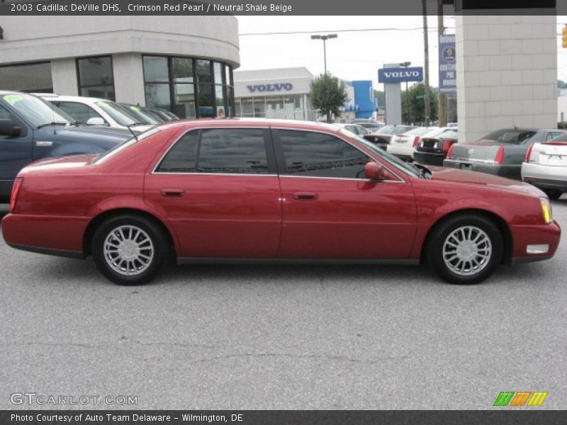 Crimson Red Pearl / Neutral Shale Beige 2003 Cadillac DeVille DHS