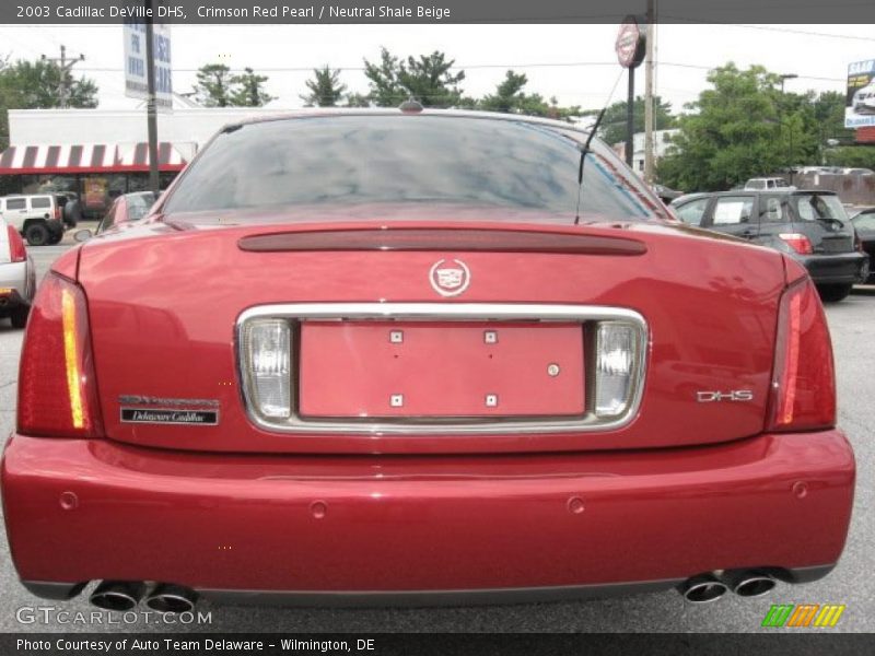 Crimson Red Pearl / Neutral Shale Beige 2003 Cadillac DeVille DHS