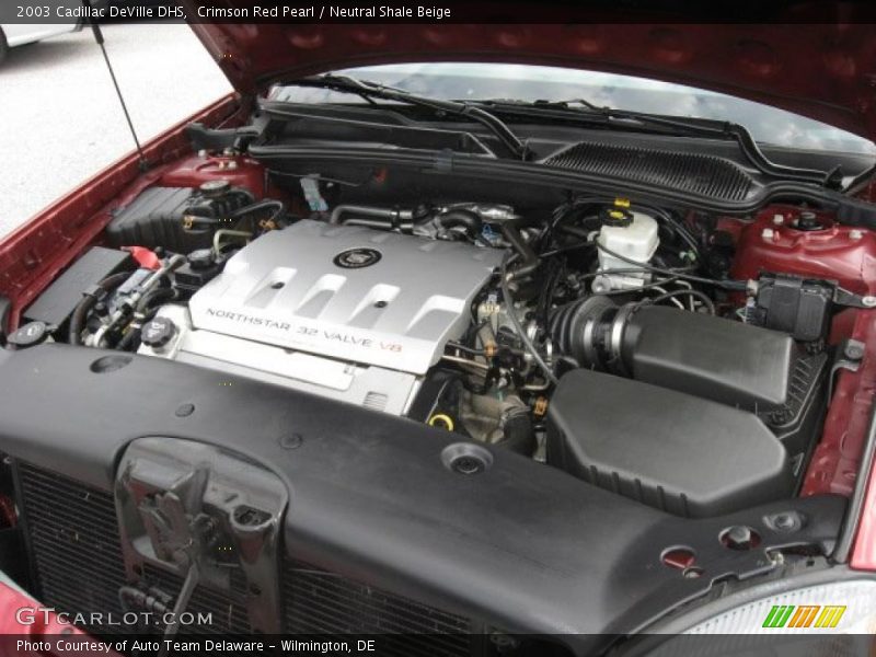 Crimson Red Pearl / Neutral Shale Beige 2003 Cadillac DeVille DHS
