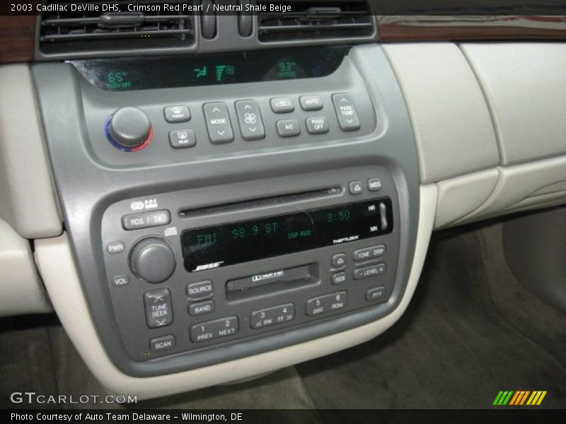 Crimson Red Pearl / Neutral Shale Beige 2003 Cadillac DeVille DHS