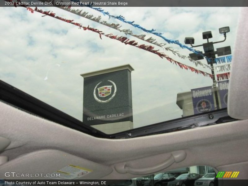Crimson Red Pearl / Neutral Shale Beige 2003 Cadillac DeVille DHS