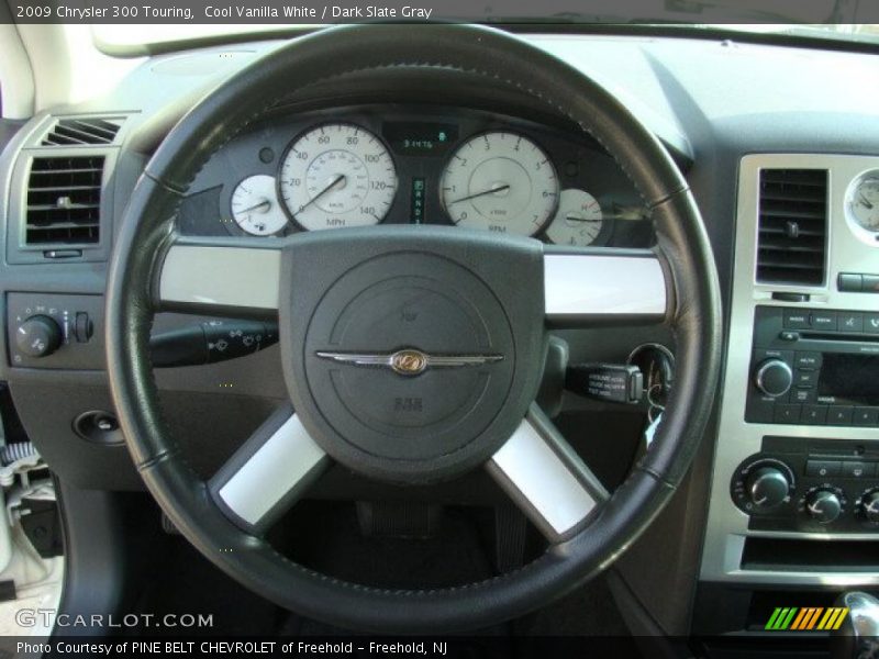 Cool Vanilla White / Dark Slate Gray 2009 Chrysler 300 Touring