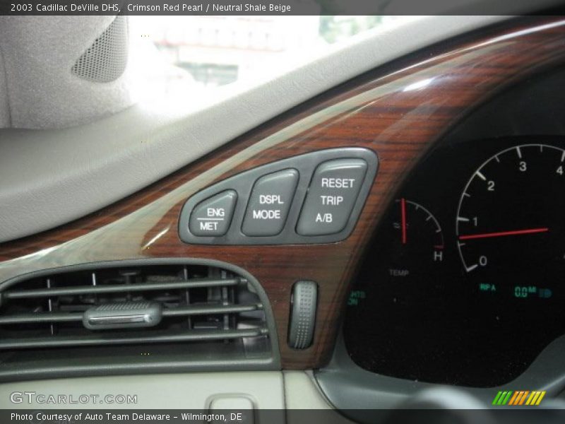 Crimson Red Pearl / Neutral Shale Beige 2003 Cadillac DeVille DHS