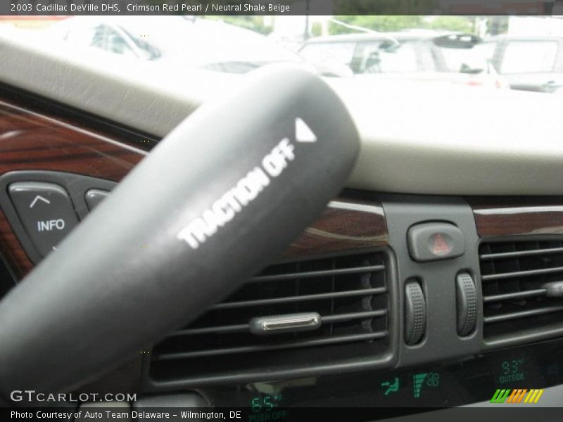 Crimson Red Pearl / Neutral Shale Beige 2003 Cadillac DeVille DHS