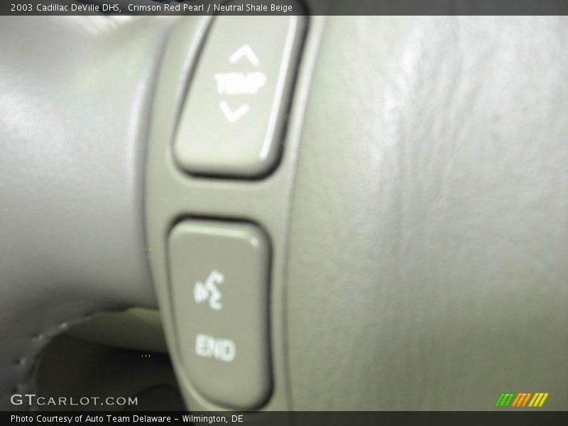 Crimson Red Pearl / Neutral Shale Beige 2003 Cadillac DeVille DHS