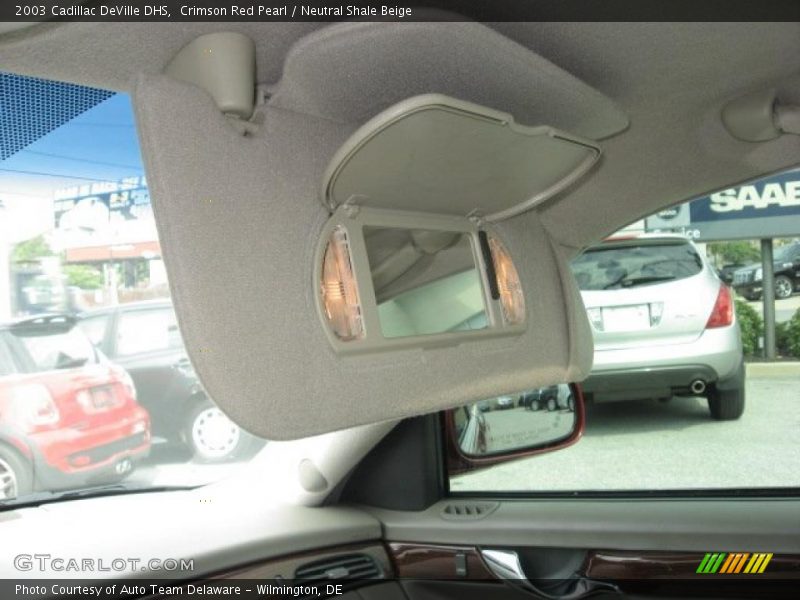 Crimson Red Pearl / Neutral Shale Beige 2003 Cadillac DeVille DHS