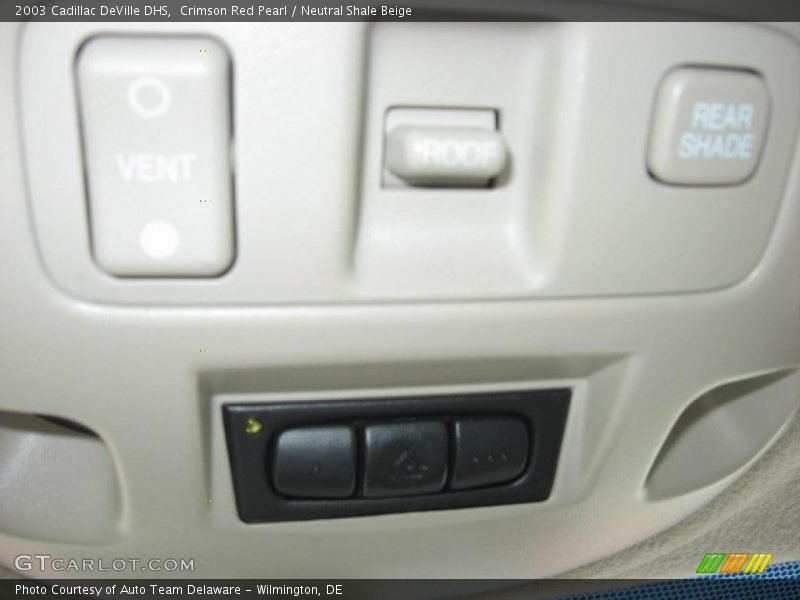 Crimson Red Pearl / Neutral Shale Beige 2003 Cadillac DeVille DHS
